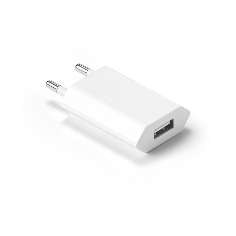 Adaptateur secteur USB-A 5W en ABS recyclé (100 % rABS)
