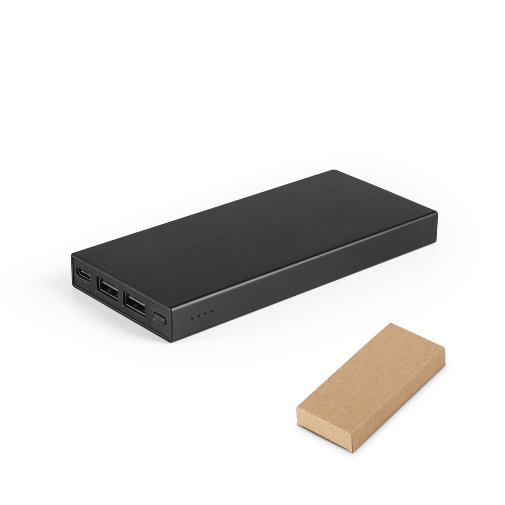 Batterie nomade 10 000 mAh en aluminium recyclé (100 % rAL)