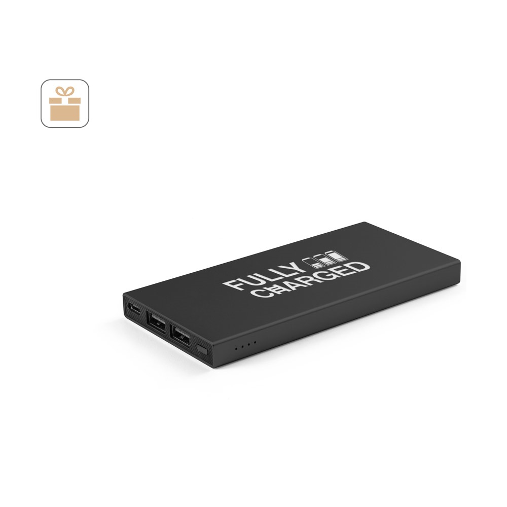 Batterie nomade 5 000 mAh en aluminium recyclé (100 % rAL)