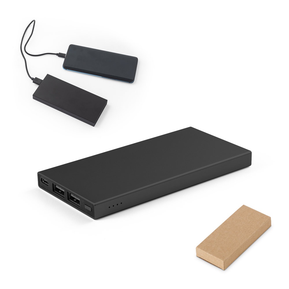 Batterie nomade 5 000 mAh en aluminium recyclé (100 % rAL)