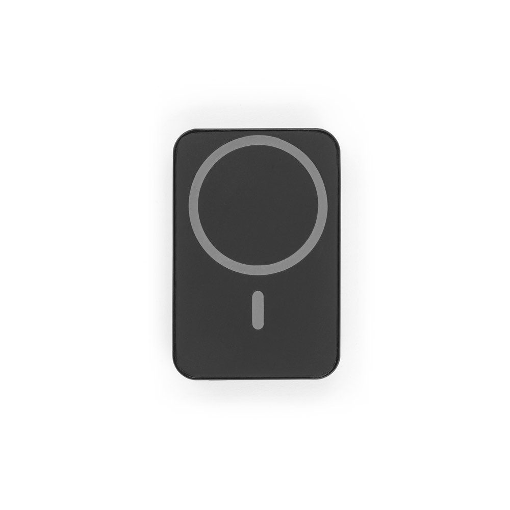 Batterie nomade magnétique de 5 000 mAh avec chargeur sans fil ultrarapide de 15 W en ABS recyclé (100 % rABS)