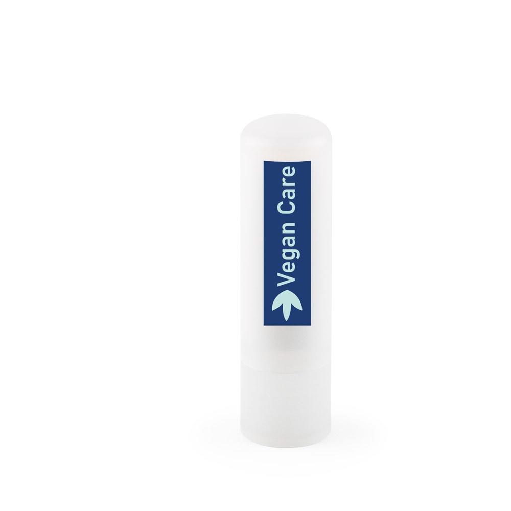 Baume à lèvres végétalien, en ABS recyclé (100% rABS) et PP, avec SPF14 et arôme de vanille