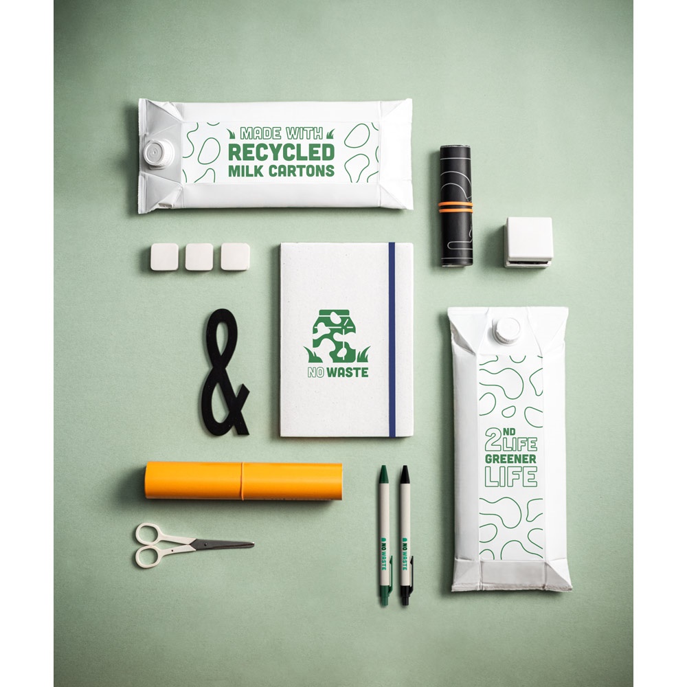 Bloc-notes A5 avec couverture rigide en papier 100 % recyclé