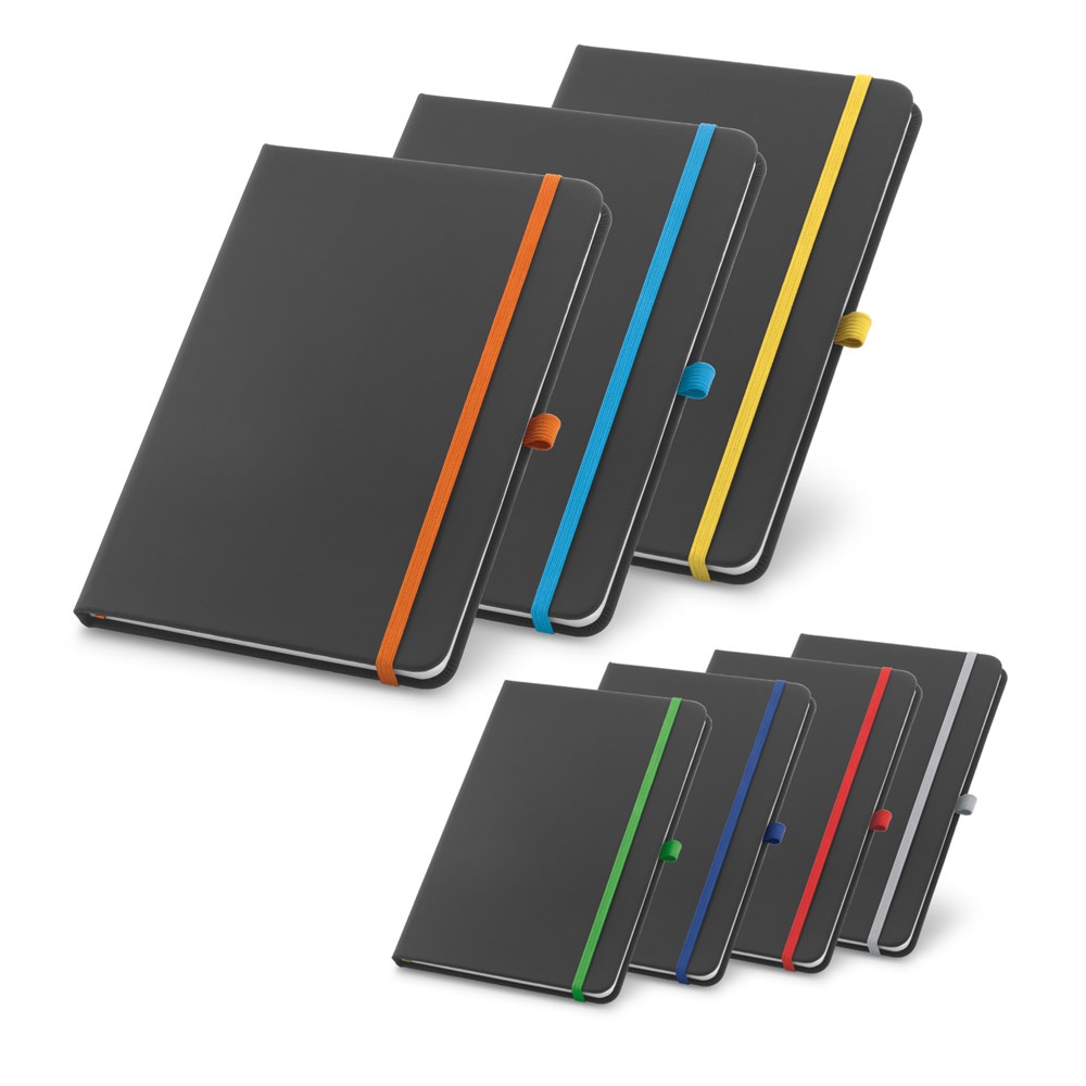 Bloc notes A5 en PU avec pages lignées
