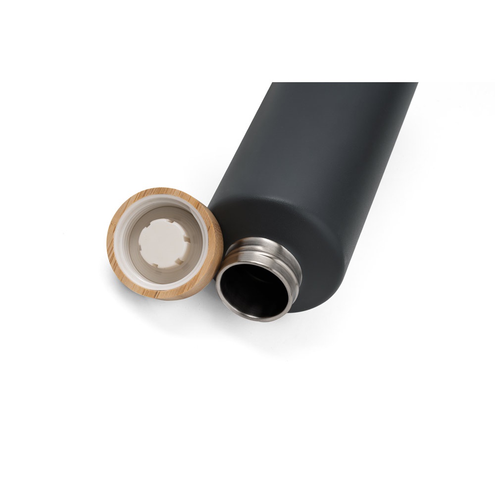 Bouteille en acier inoxydable (36% recyclée) avec double paroi isolée sous vide 640 mL