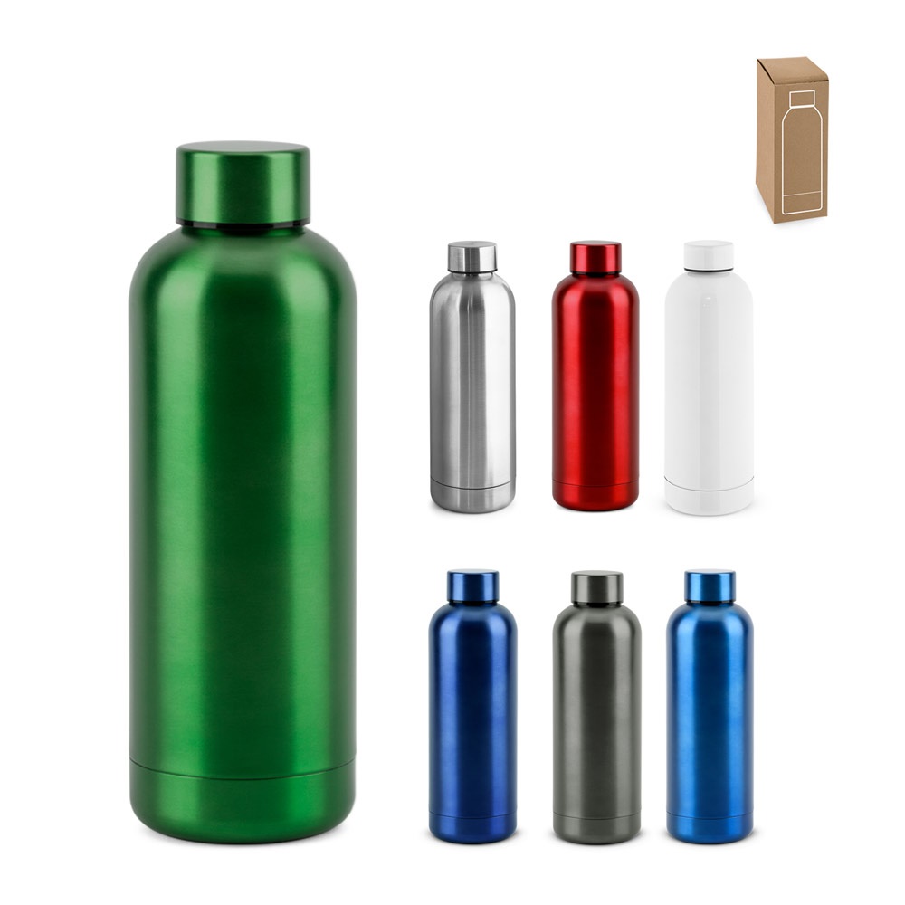 Bouteille en acier inoxydable recyclé à 90% 550 mL