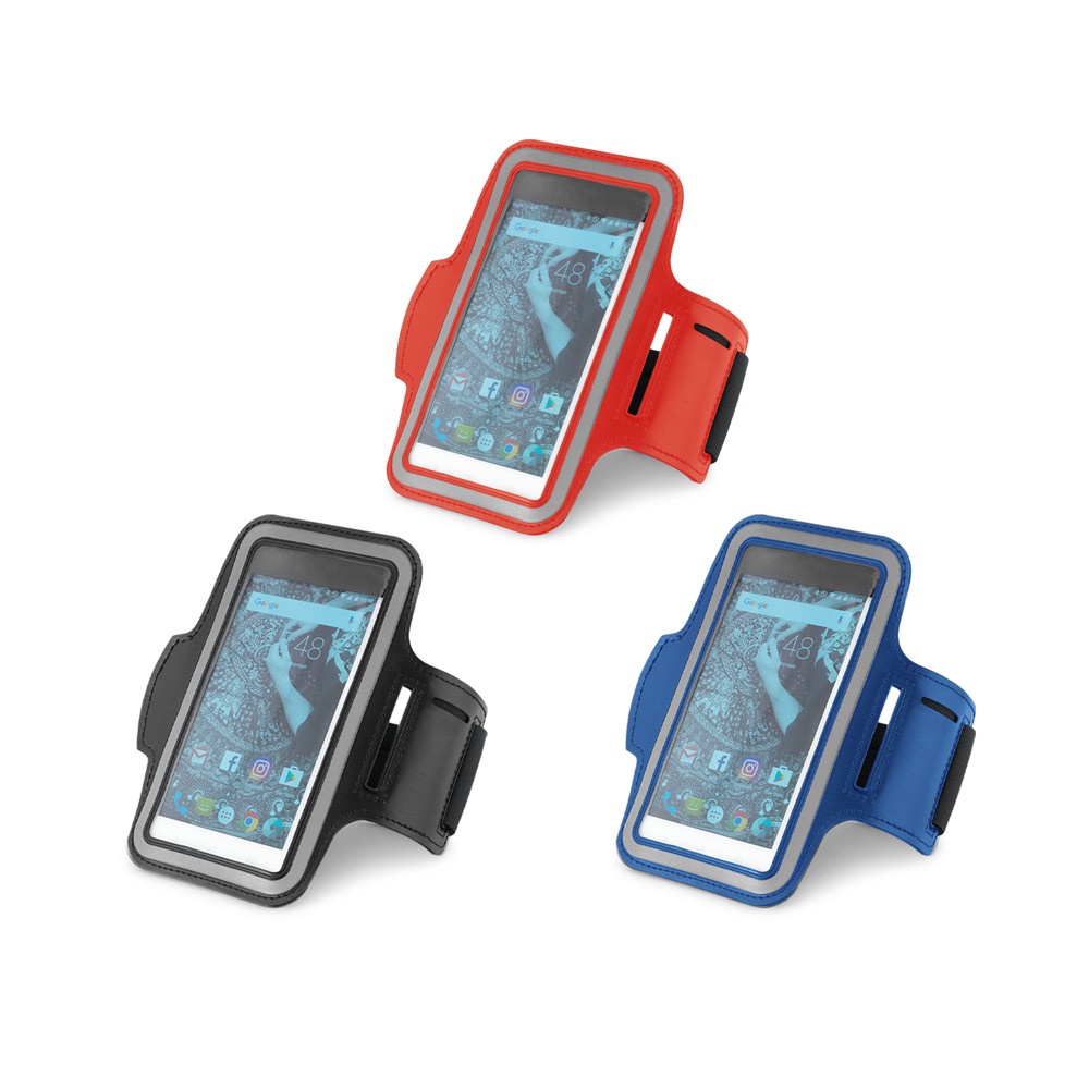 Brassard en PU et coque souple pour smartphone 6'5