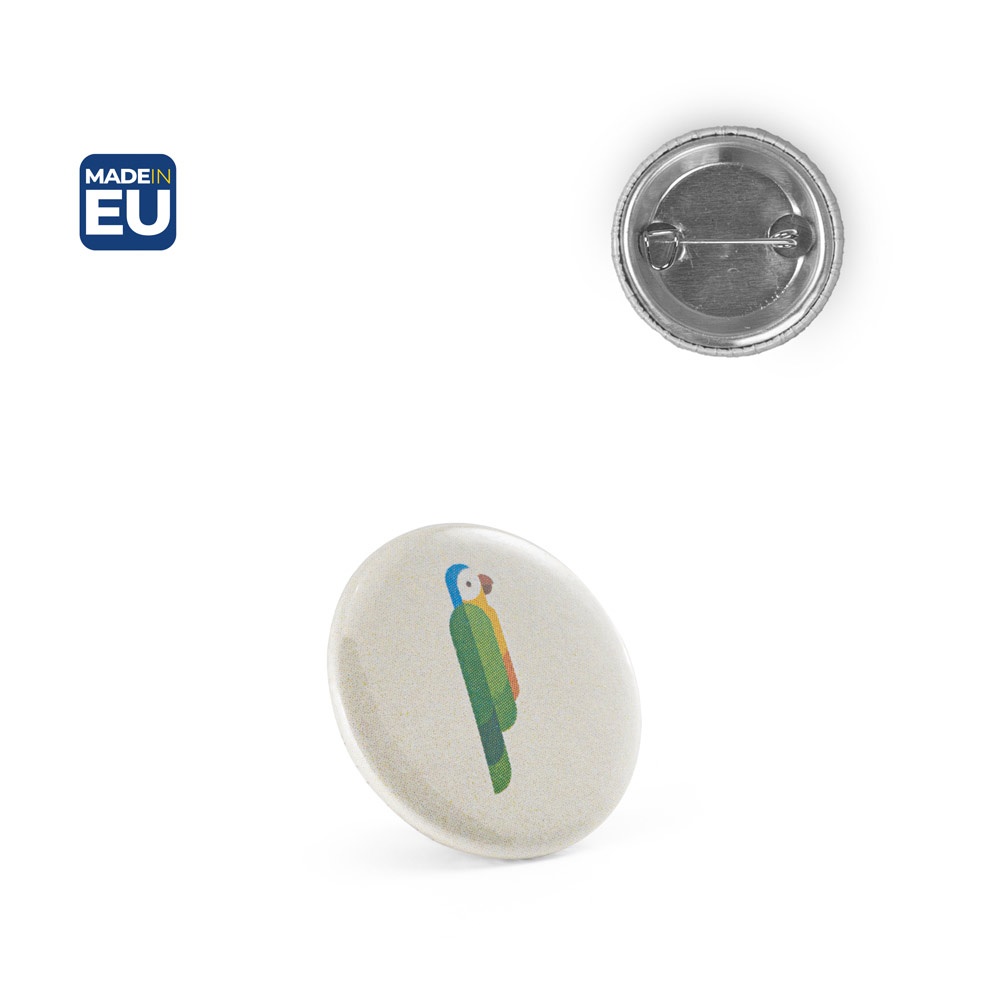 Button PIN 1. Pin's rond avec épingle