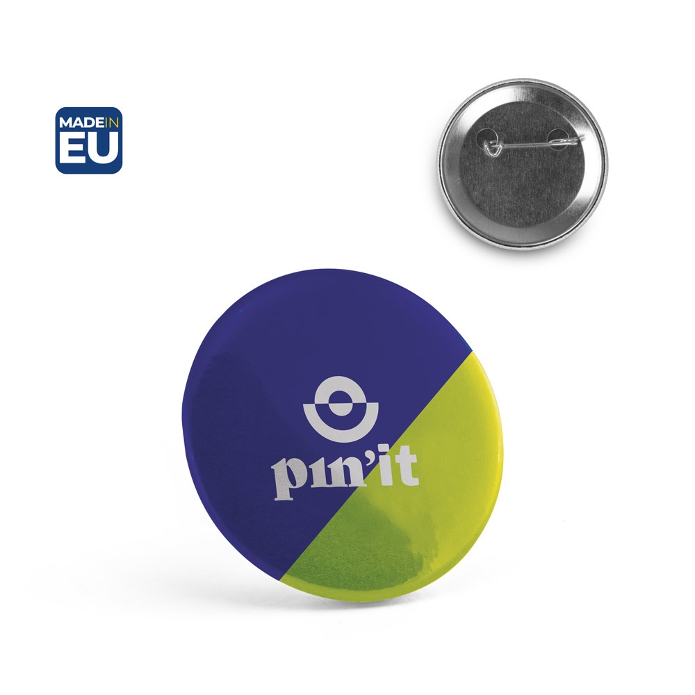 Button PIN 6. Pin's rond avec épingle