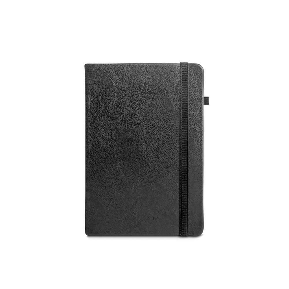 Cahier en polyuréthane à base d'eau avec planification mensuelle intégré et pages lignées