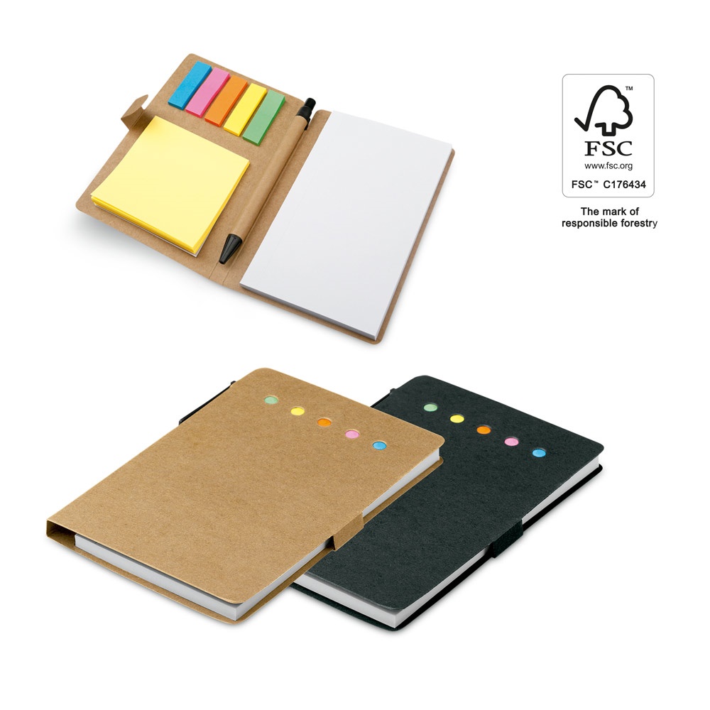 Carnet de notes adhésif, 6 types de feuilles autocollantes