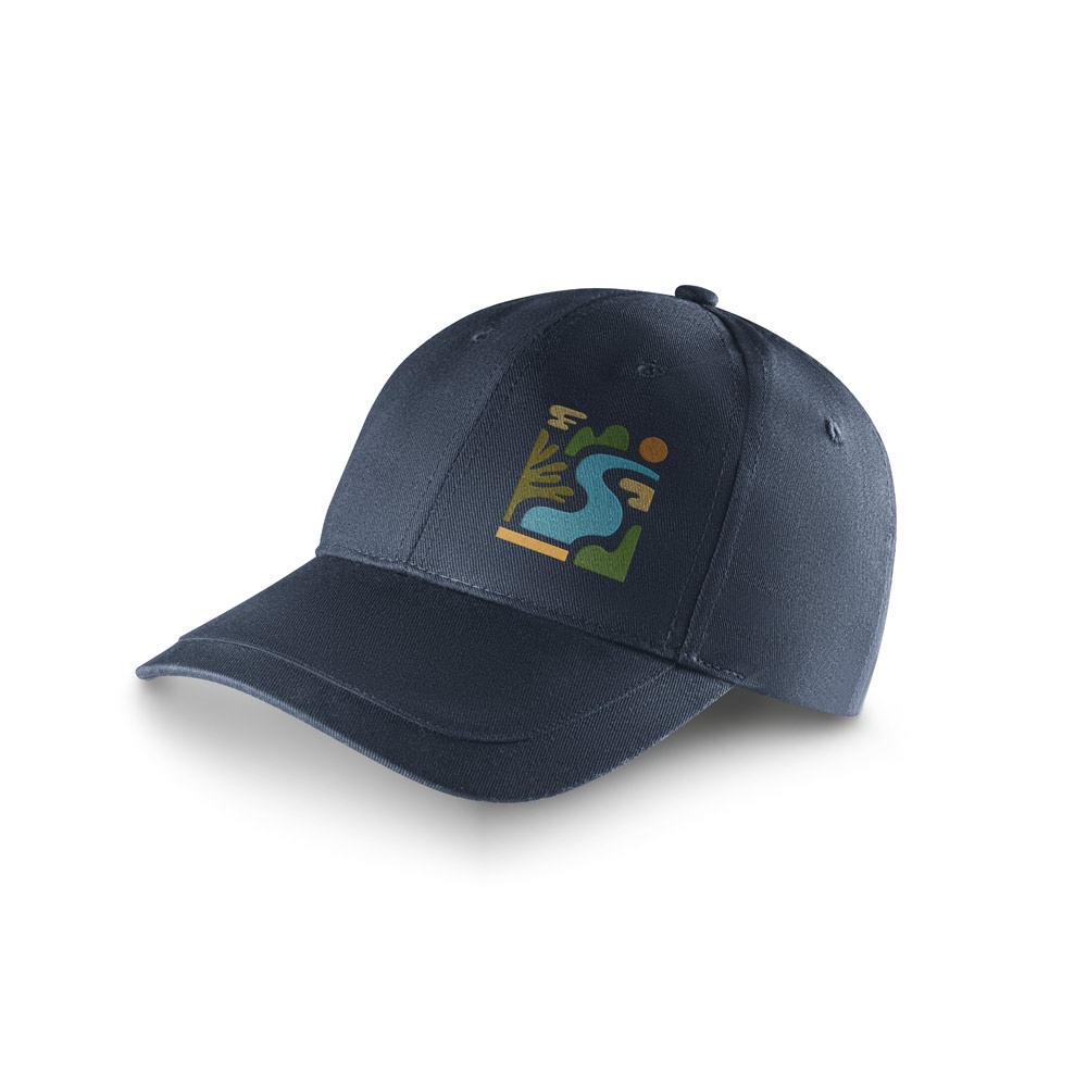 Casquette en coton brossé (65% recyclé)