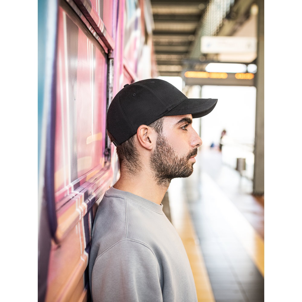 Casquette en coton brossé (65% recyclé)