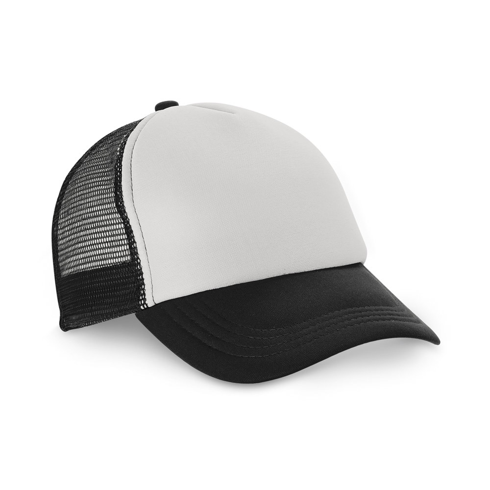 Casquette en polyester et filet (150 g/m²)