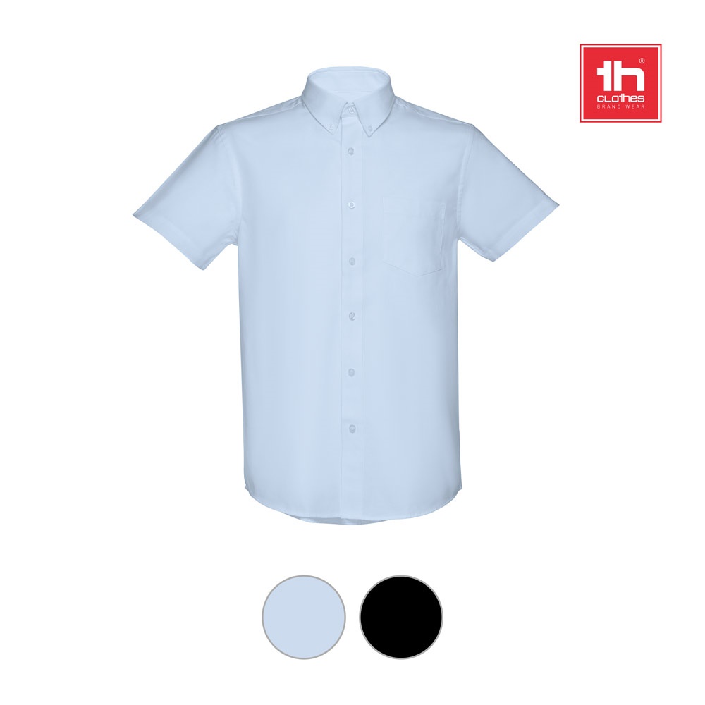 Chemise oxford à manches courtes pour homme