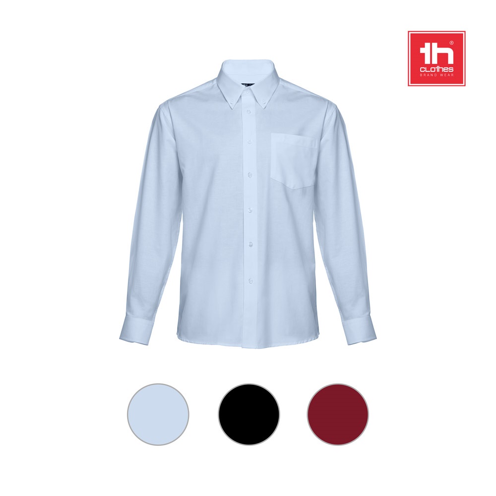 Chemise oxford à manches longues pour hommes