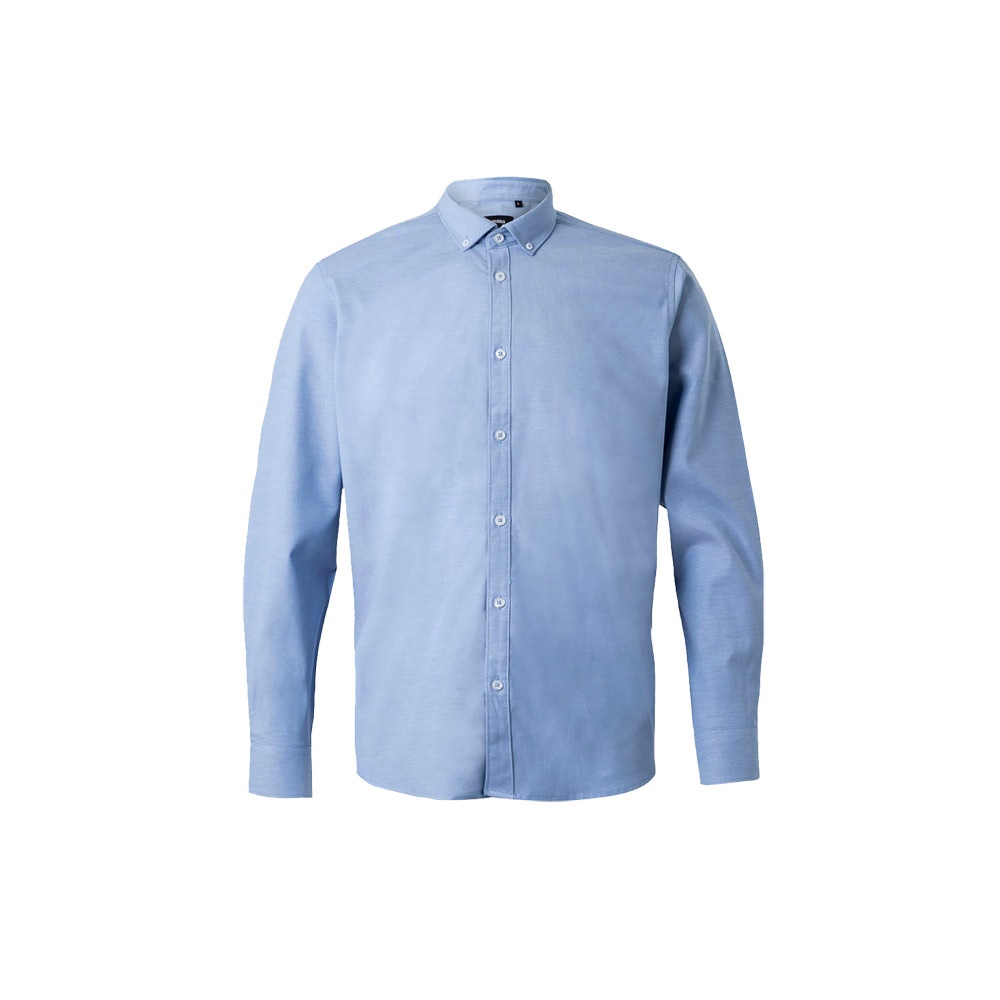 Chemise Oxford pour homme (180 g/m²) en coton (50 %), polyester (45 %) et élasthanne (5 %)