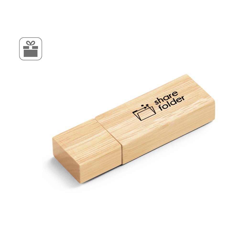 Clé USB 16GB en bambou