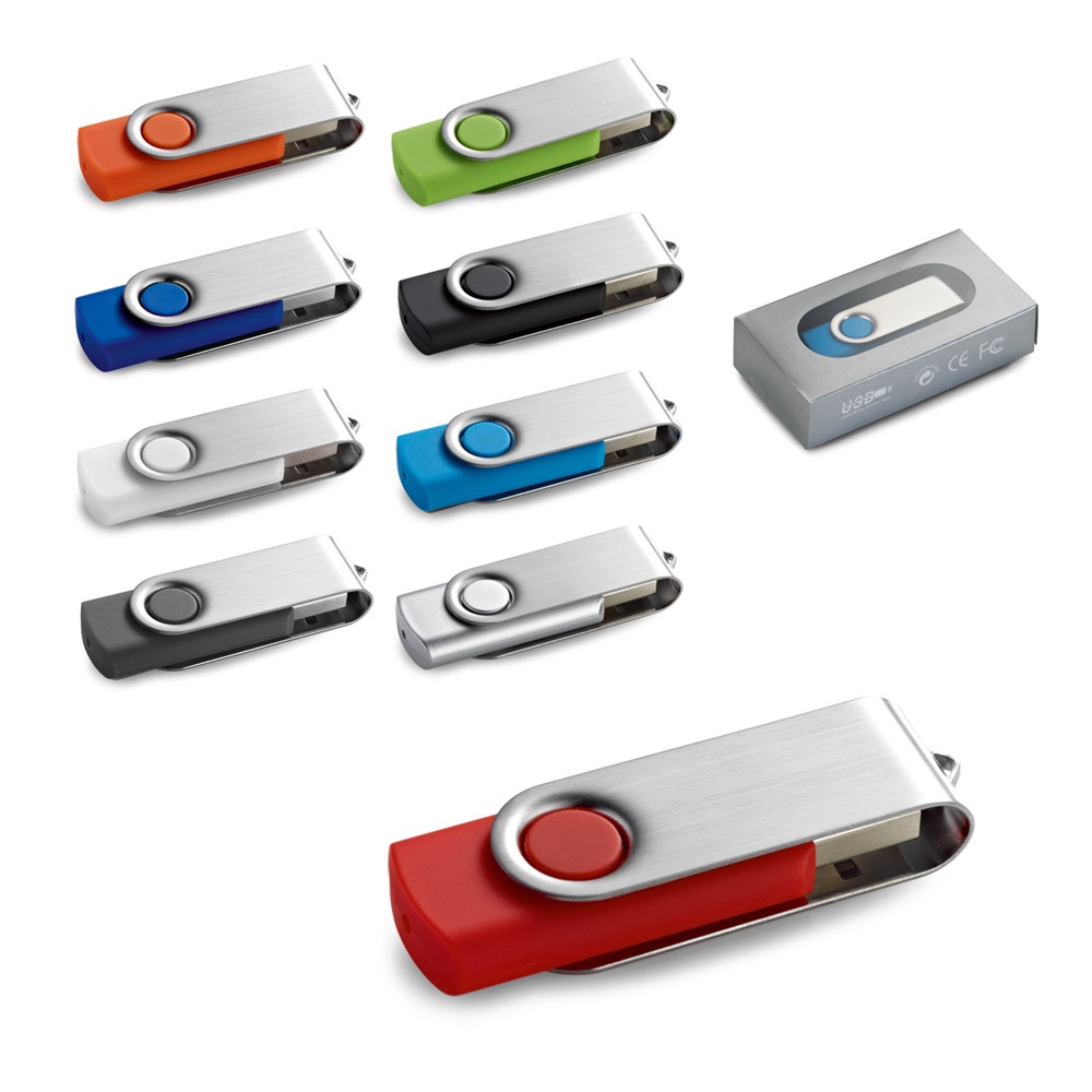Clé USB 8GB avec attache en métal