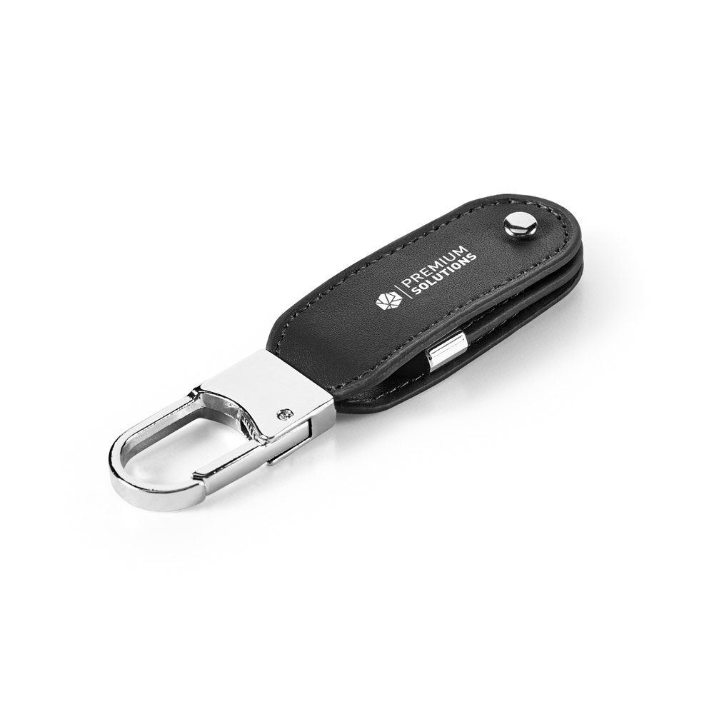 Clé USB 8GB en PU avec clip mousqueton