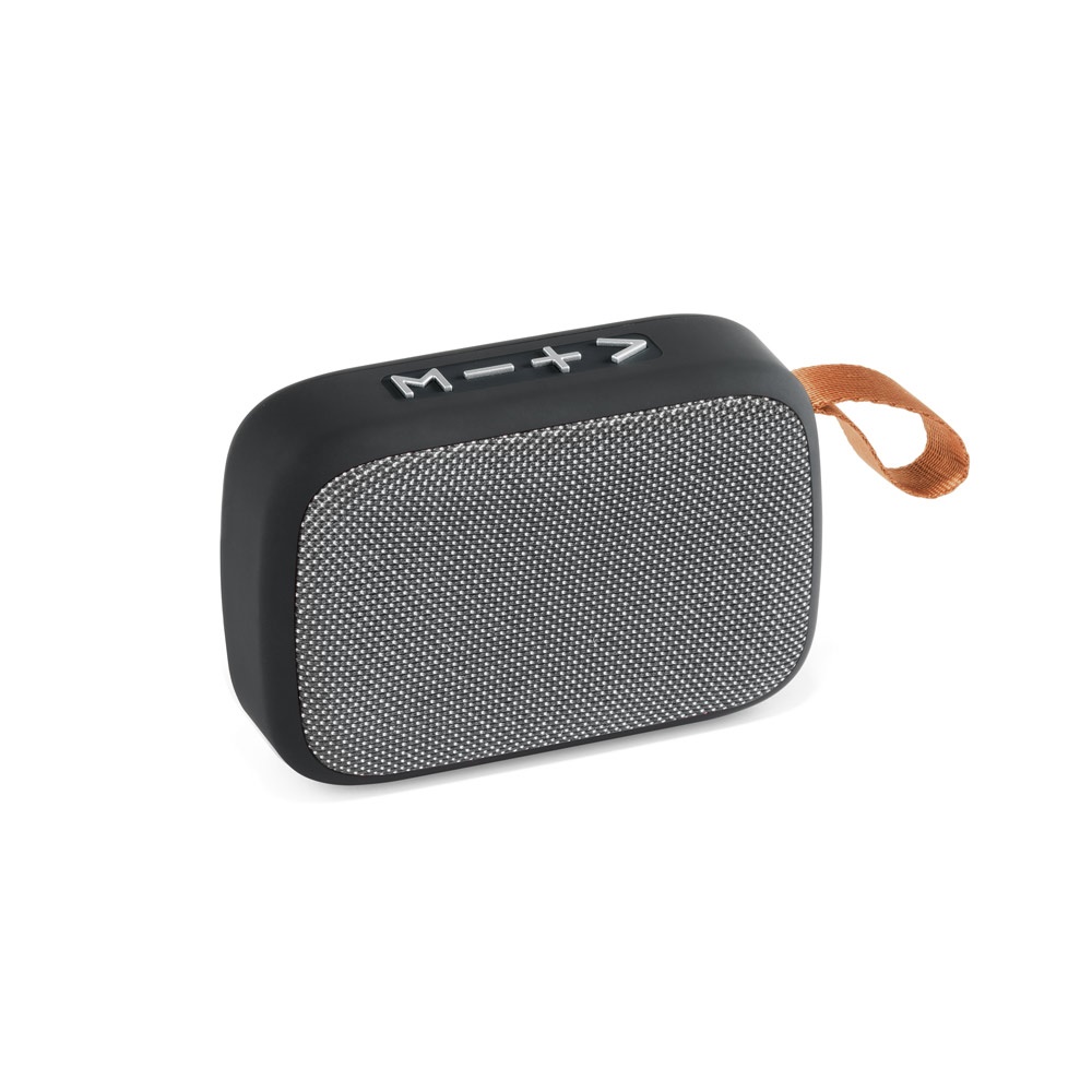 Enceinte portable 3W avec autonomie de 2h en polyester et ABS