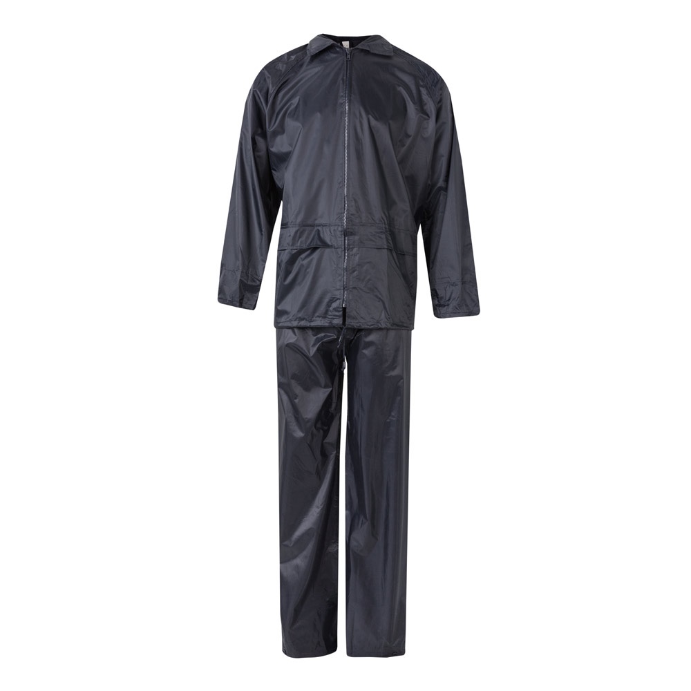 Ensemble de pluie (225g/m²), deux pièces en polyester (100%) avec finition PVC