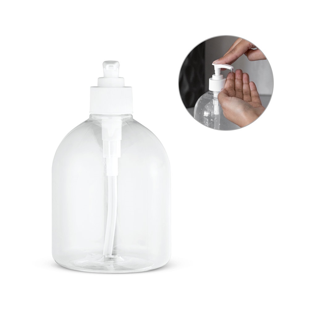 Flacon avec doseur en PET et PP 500 mL