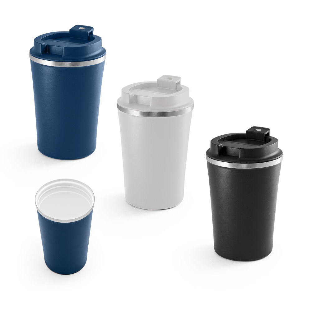 Gobelet de voyage en acier inoxydable avec intérieur en céramique 470 ml