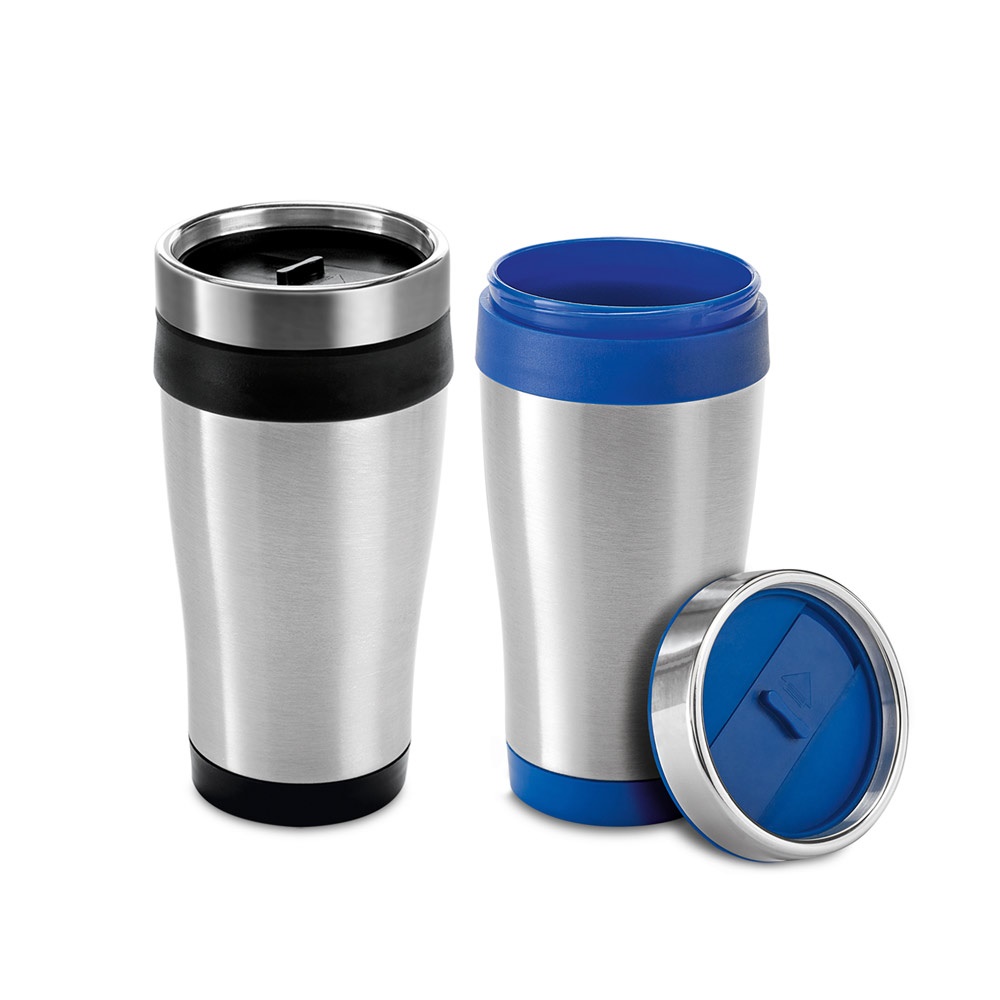 Gobelet de voyage en acier inoxydable et PP 420 mL