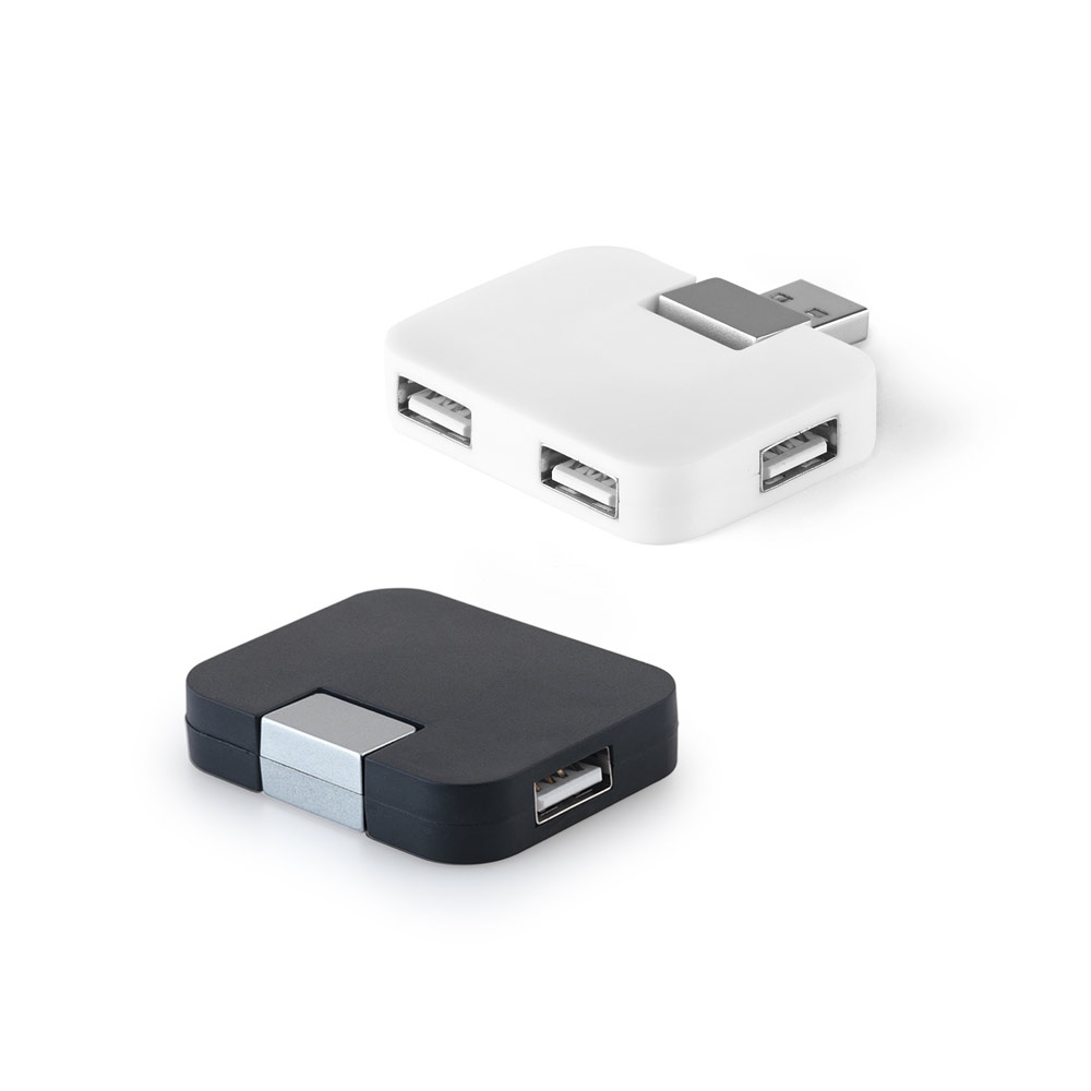 HUB avec 4 ports USB-A en ABS