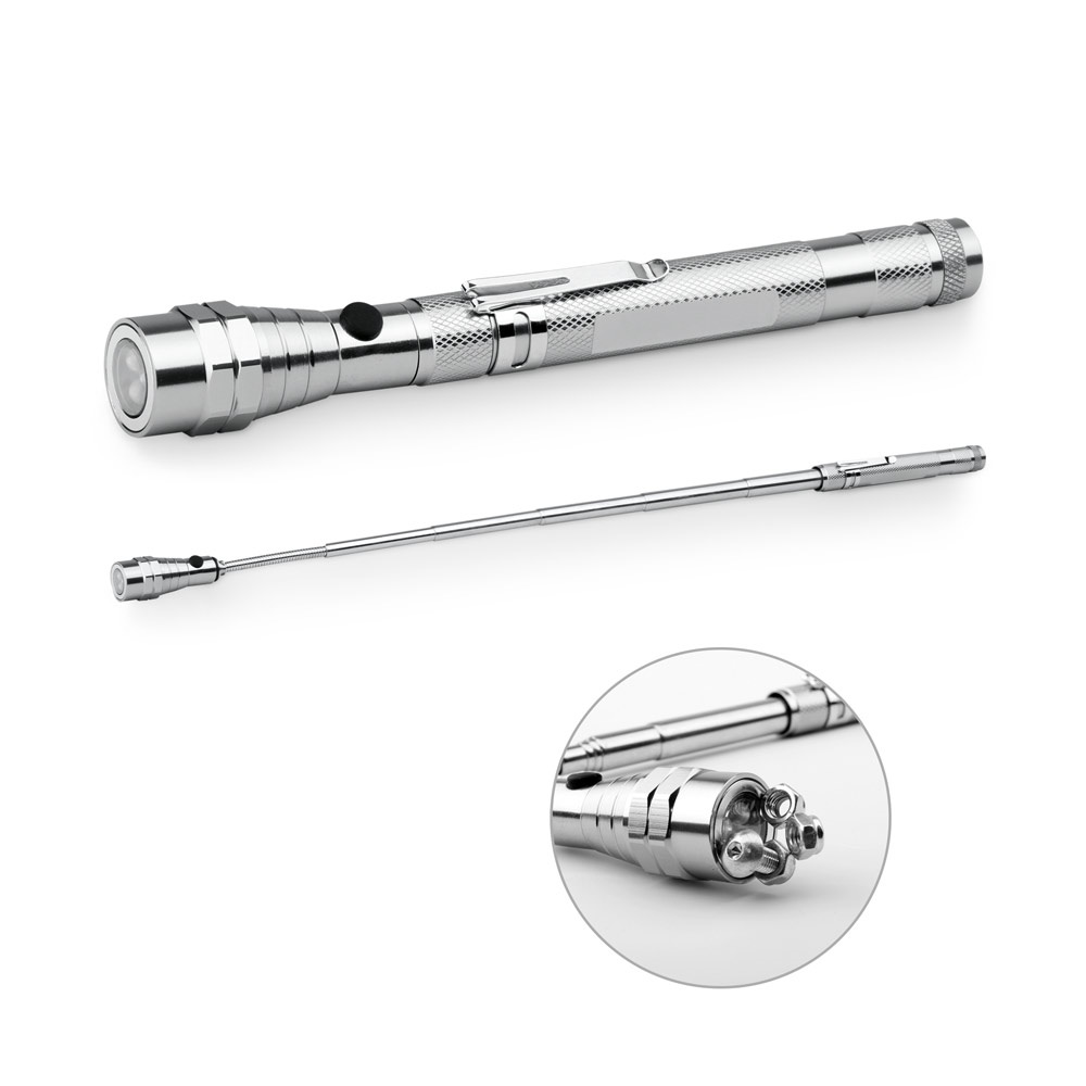 Lanterne LED métallique extensible