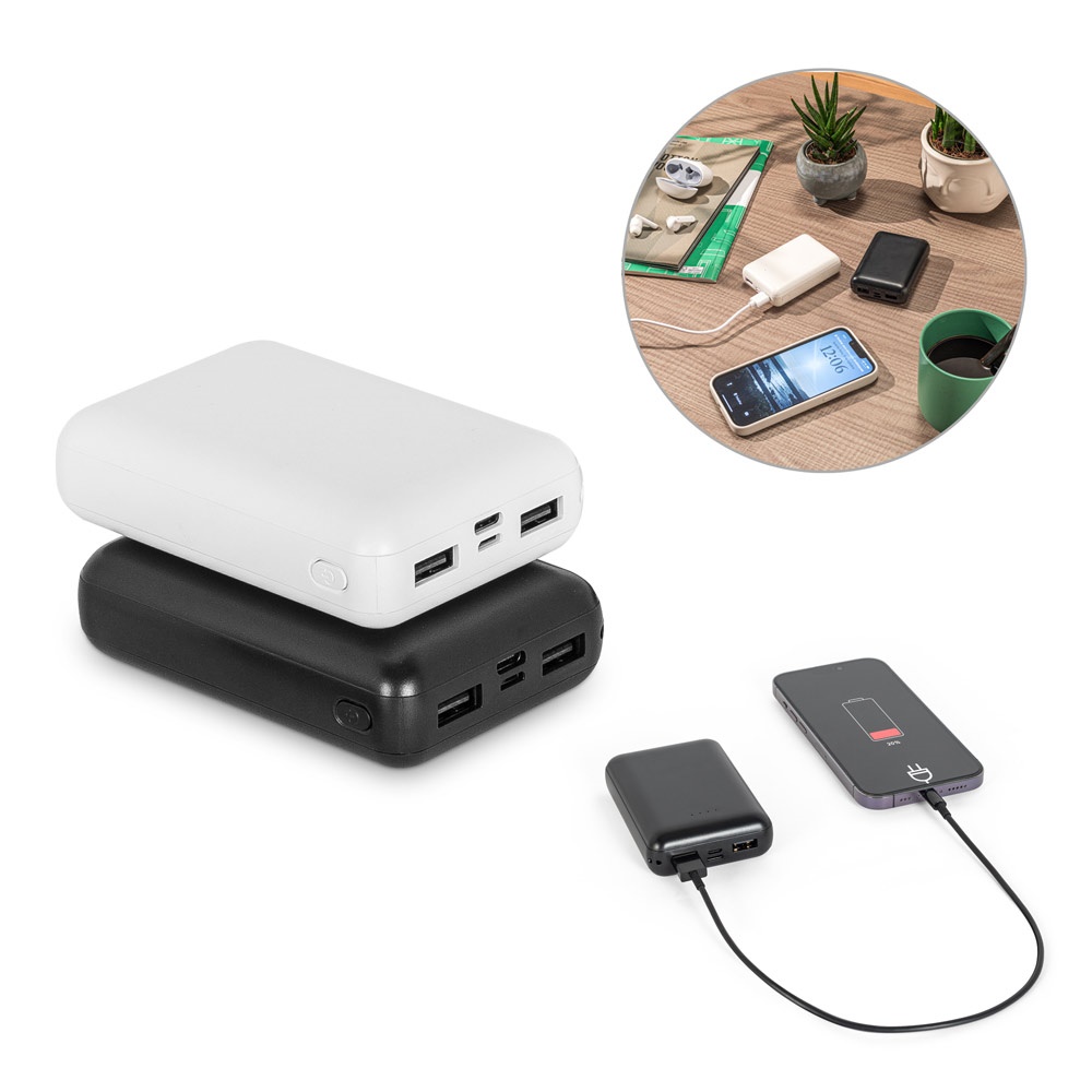 LEAKEY 10. batterie nomade 10'000 mAh en ABS recyclé (100 % rABS)