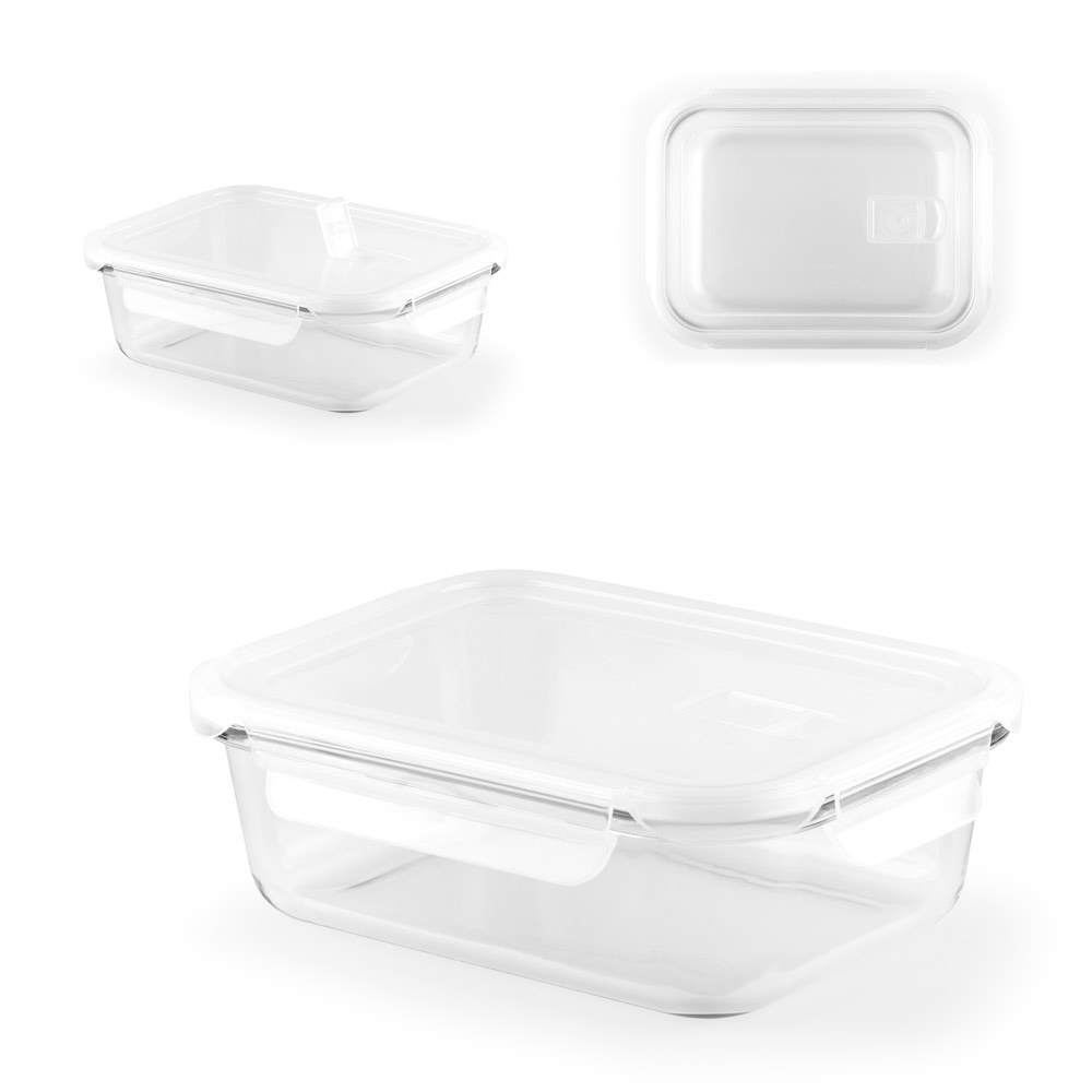 Lunch Box. Boîte hermétique en verre borosilicaté 1 L