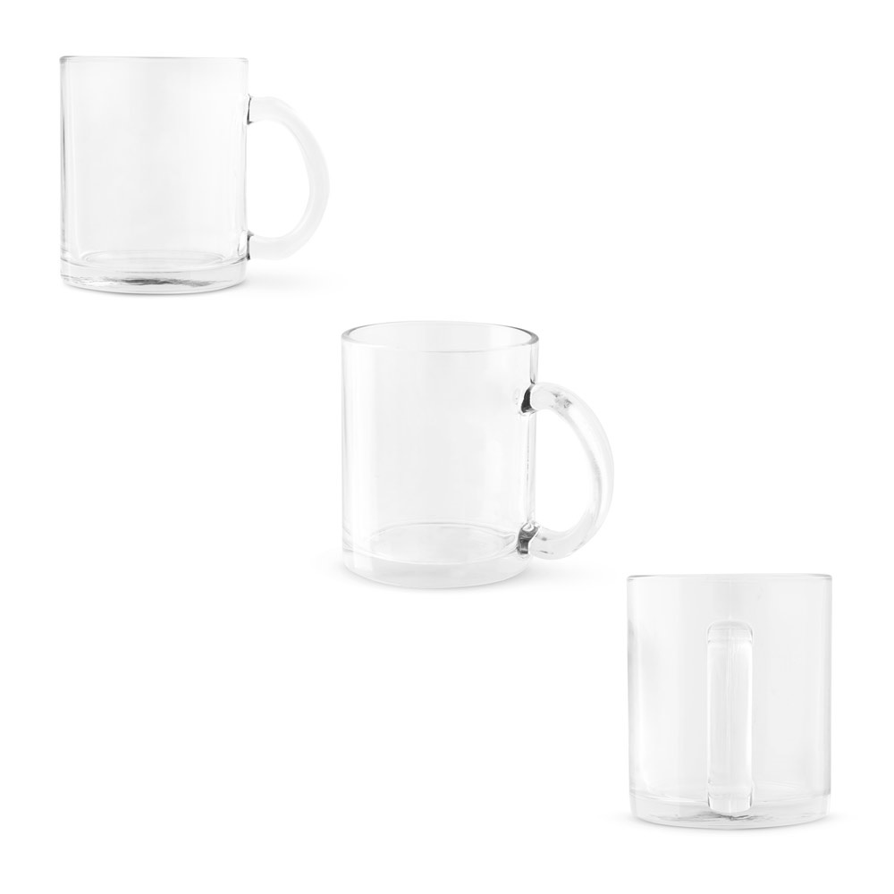 Mug en verre 350ml pour sublimation