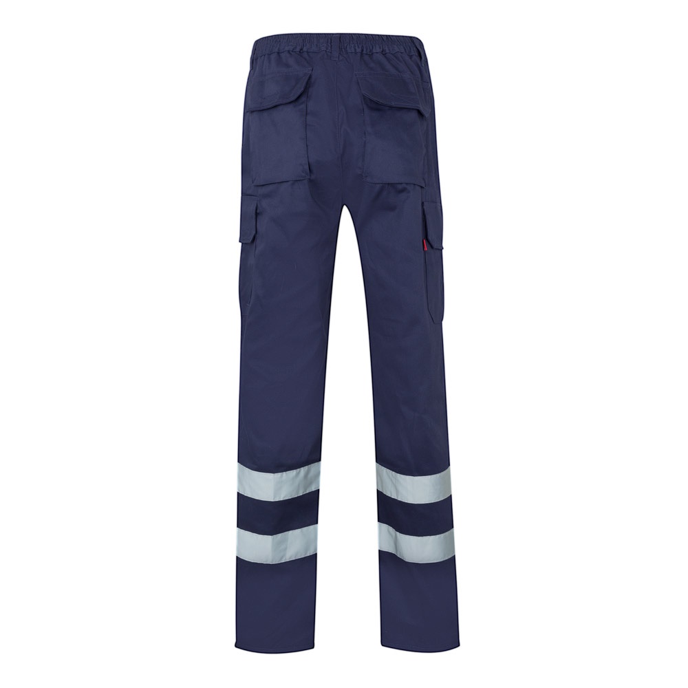 Pantalon sergé, multipoches (200g/m²), en coton (35%) et polyester (65%)