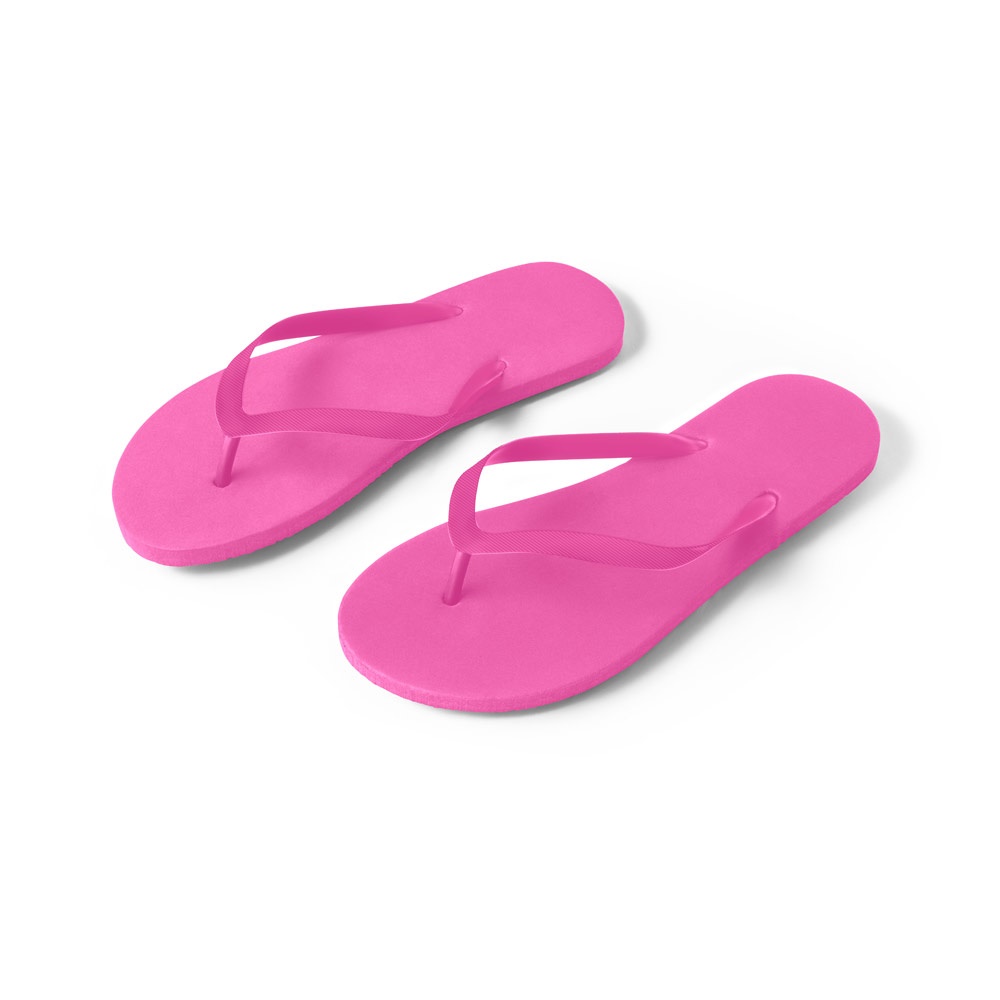 Pantoufles confortables avec semelle en PE et sangle en PVC