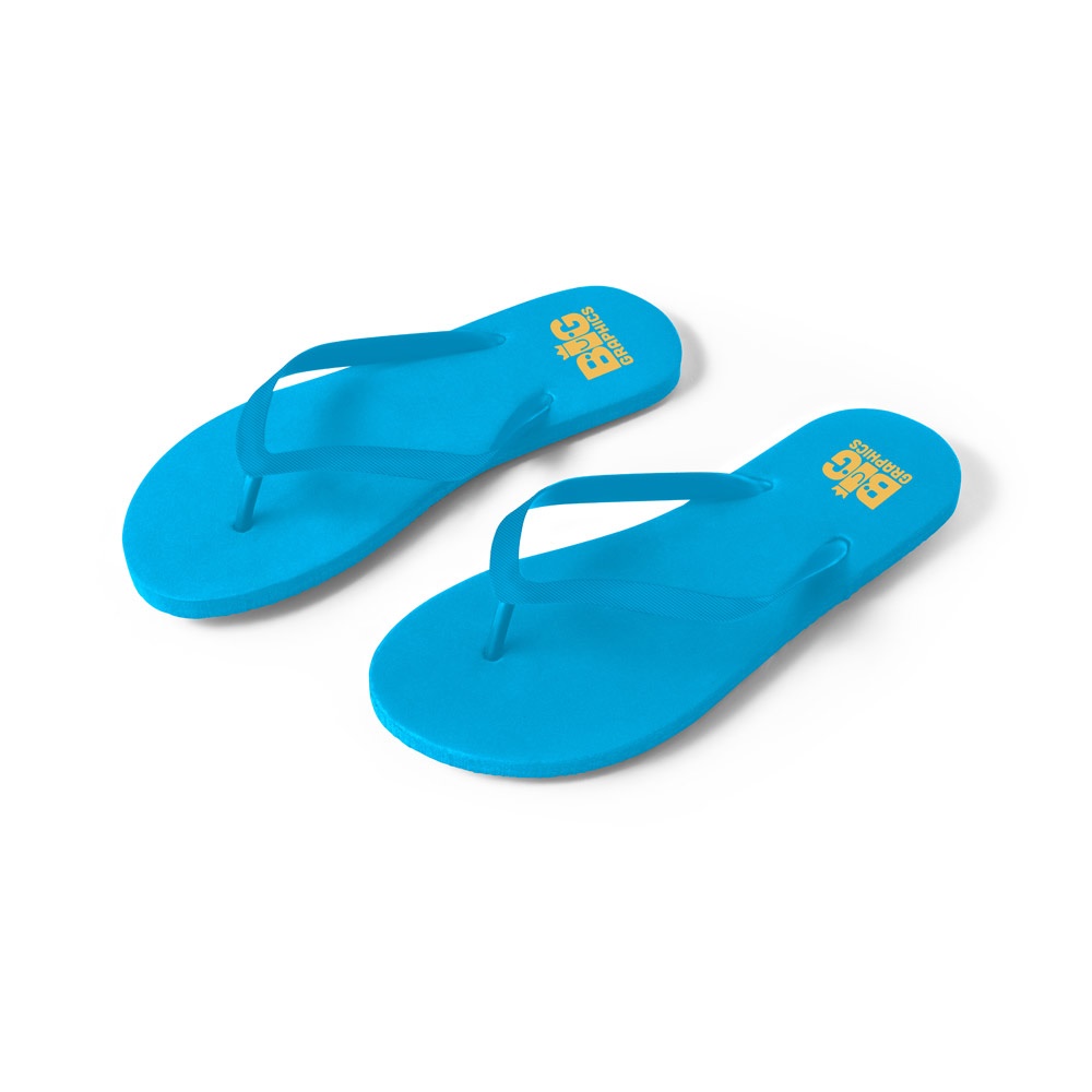 Pantoufles confortables avec semelle en PE et sangle en PVC
