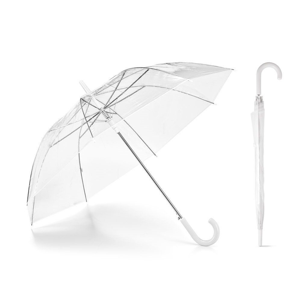 Parapluie POE transparent avec ouverture automatique