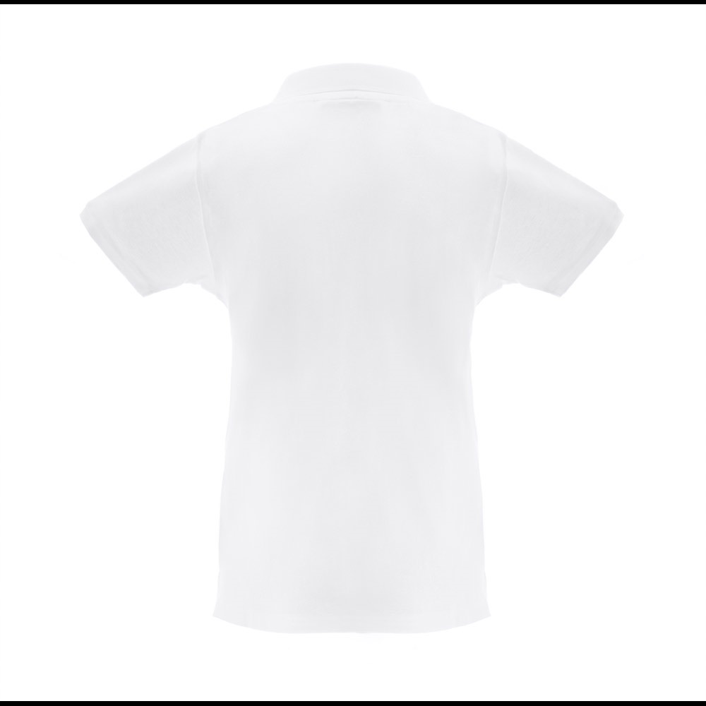 Polo à manches courtes pour femmes en coton cardé