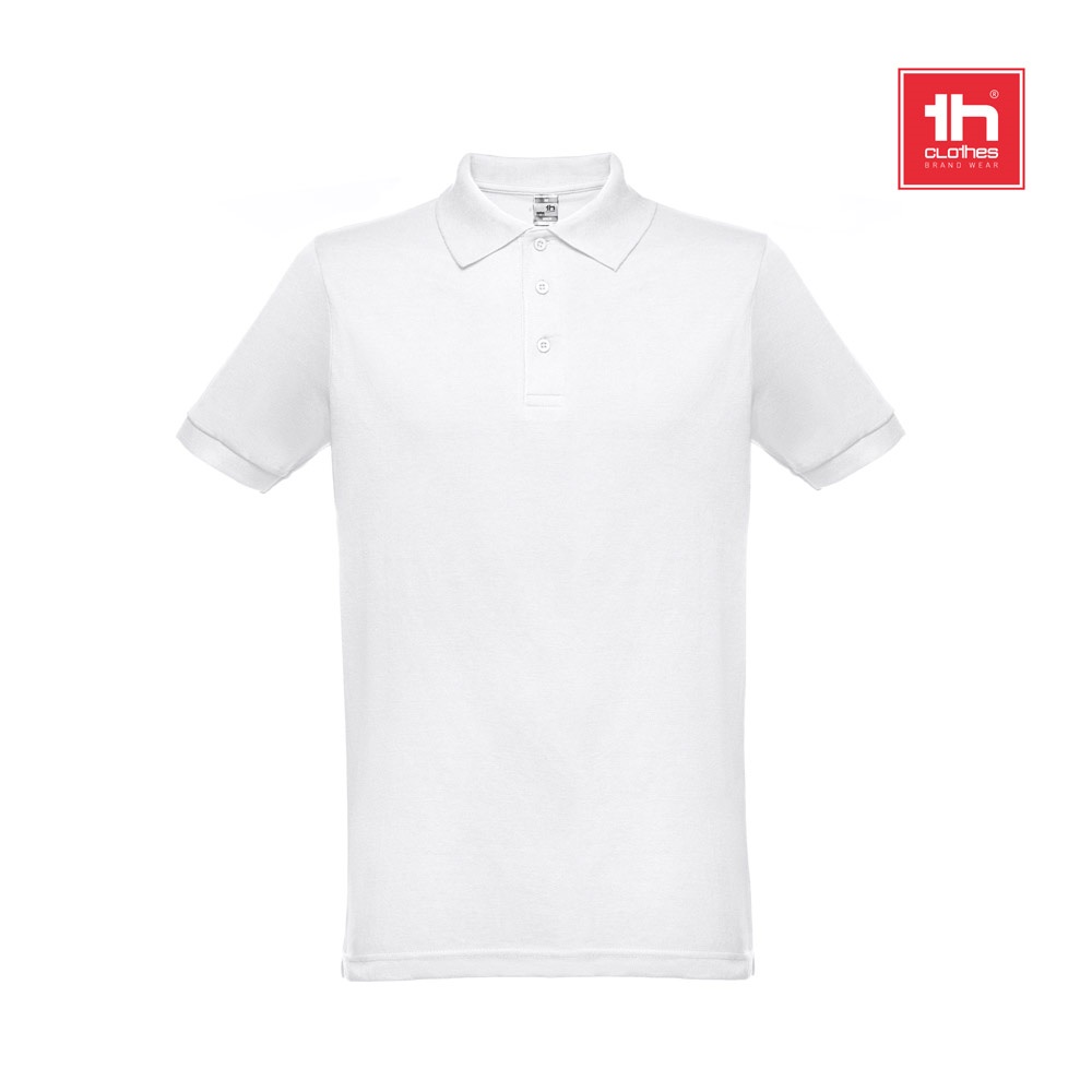 Polo à manches courtes pour homme. Couleur blanche