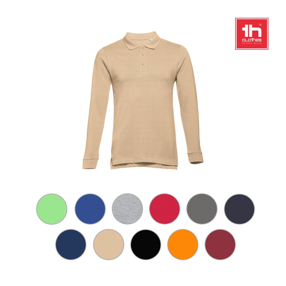 Polo à manches longues pour homme