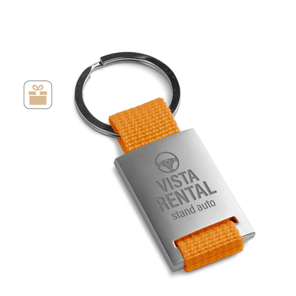 Porte-clés en aluminium