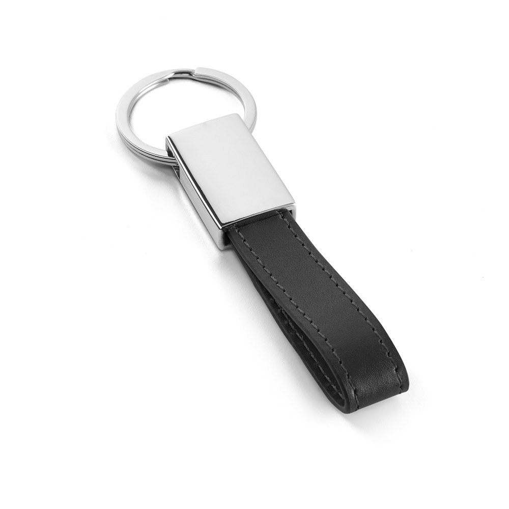 Porte-clés en métal et PU