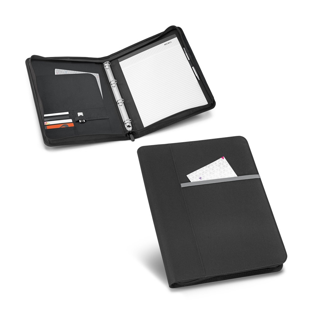 Porte-documents A4 A4 en 600D avec bloc de pages lignées
