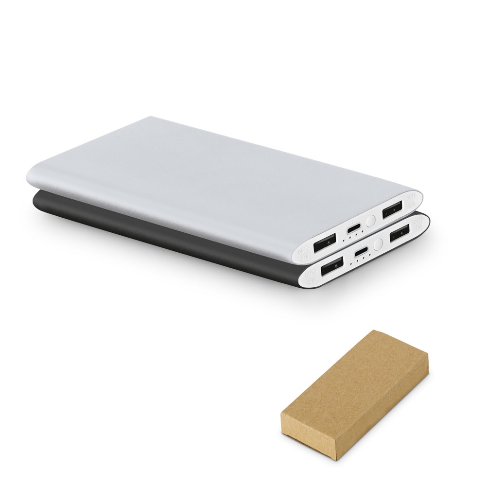 Power bank 7'200 mAh en aluminium recyclé (100 % rAL)