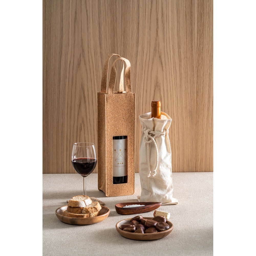 Sac à bouteille 100% coton (180 g/m²)