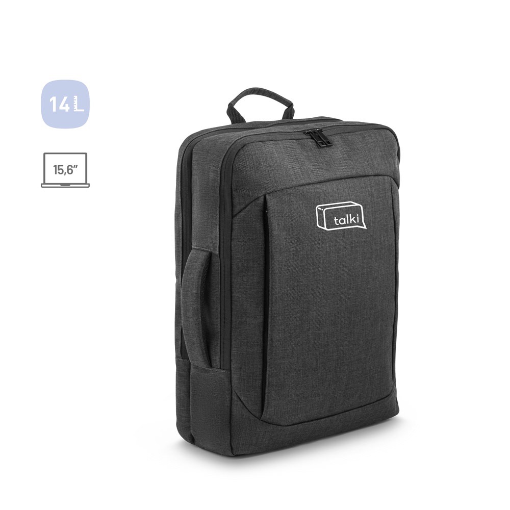 Sac à dos 2 en 1 en polyester 600D pour ordinateur 15'6"