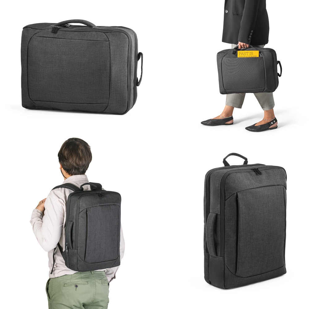 Sac à dos 2 en 1 en polyester 600D pour ordinateur 15'6"