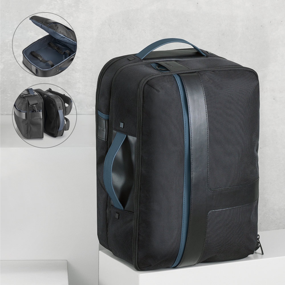 Sac à dos 2 en 1 pour ordinateur portable 15.6'' en polyester 1680D et nylon