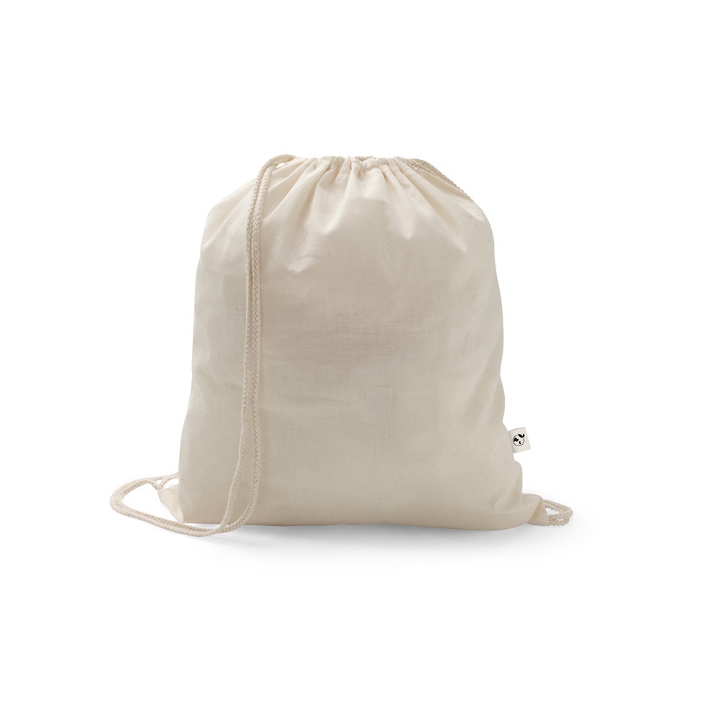 Sac à dos en coton recyclé (70%) et polyester (30% rPET) (150 g/m²)